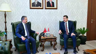 Eskişehir valisini ziyaret eden millî savunma bakan yardımcısı: Salih Ayhan'ın anlamlı buluşması