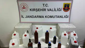 Kırşehir'de kaçak alkol operasyonu gerçekleştirildi