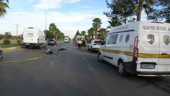 Kilis'teki trafik kazasında motosiklet sürücüsü hayatını kaybetti