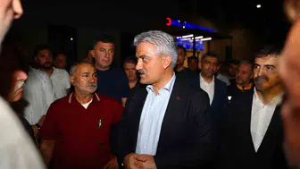 Düzce Valisi makas, kazada yaralanan vatandaşları hastanede ziyaret etti