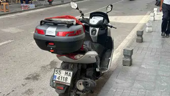 Samsun'da motosikletli kaza yaptı: Yaralı hastaneye kaldırıldı