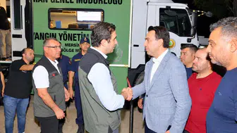 Mersin'deki orman yangınında devlet tüm gücüyle sahada