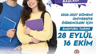 Denizli'de üniversite öğrencilerine 11 bin TL eğitim desteği