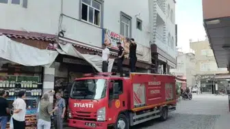 İki gün mahsur kalan yavru kedi için itfaiye seferber oldu