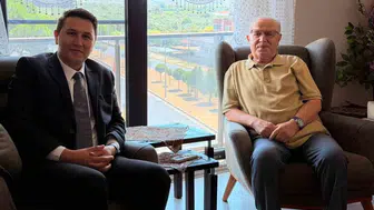 Buharkent kaymakamı haydaroğlu şehit aileleriyle bir araya geldi