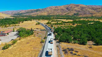 Malatya'da ulaşım altyapısını güçlendiren asfalt çalışmaları devam ediyor