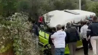 Gökçeada’da minibüs devrildi: 1 ölü, 2 yaralı