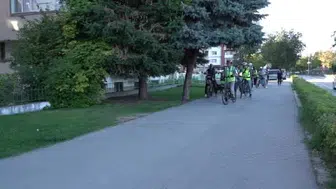 Eskişehir'de bisiklet tutkunları 'görünür ol, güvende ol' diyerek pedal çevirdi