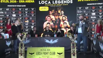 Loca Fight Club 2026’nın basın toplantısı İstanbul'da düzenlendi