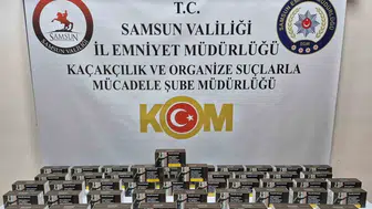 Samsun'da kaçakçılara darbe: 10 bin doldurulmuş makaron ele geçirildi