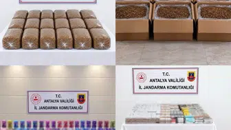 Antalya'da 500 kilogram kıyılmış tütün ve kaçak sigara ele geçirildi