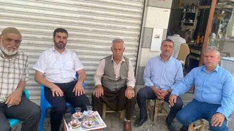 Çermik müftüsü esnafa ahilik haftası ziyaretinde bulundu