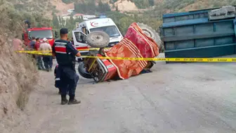 Köşk'te traktör devrildi: Bir kişi hayatını kaybetti, bir yaralı
