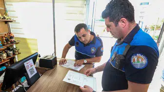 Mersin'de kırtasiyelere eğitim yılı öncesi güvenlik denetimi
