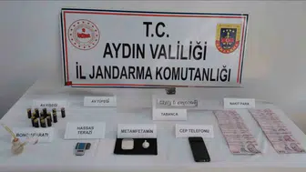 Kuşadası'nda uyuşturucu imal ve ticareti yapılan adrese baskın yapıldı
