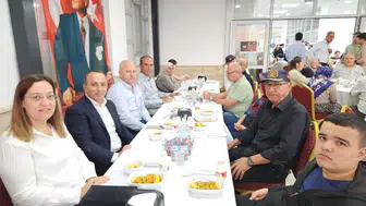 Çine'de gaziler günü dolayısıyla anlamlı yemek programı düzenlendi
