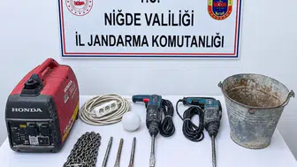 Niğde’de kaçak kazı operasyonunda 1 şüpheliye işlem yapıldı