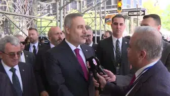 Bakan Fidan: Yoğun bir hafta bizi bekliyor açıklamasıyla New York'ta