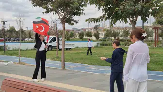 Tekirdağ'da çocuklar gökyüzüne umut uçurtmayı bıraktı
