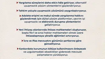 Adalet Bakanı Gürlek, adalete erişim reformlarını sürdürecek