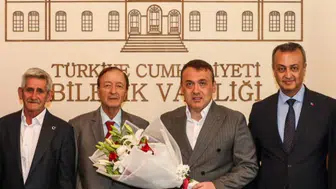 Bilecik valisi ahilik haftası etkinliğinde esnafın yanında