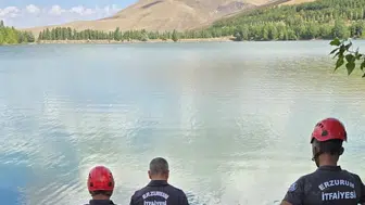 Erzurum'da gölette kaybolan genç için üzücü gelişme