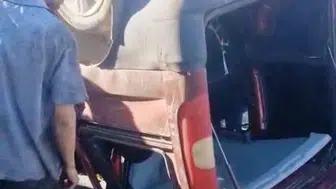Erzurum'da kontrolden çıkan araçta sürücü yaralandı