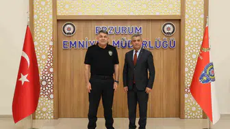 Erzurum'da eğitim güvenliği için önemli iş birliği görüşmesi