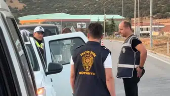 Tavşanlı'da huzur operasyonu: 1,5 milyon lira ceza kesildi