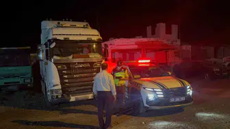 Şanlıurfa'da sahte plaka kullanan tır sürücüsü gözaltında