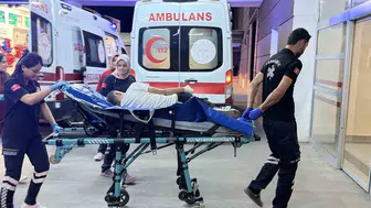 Adıyaman'da kesici aletle kendine zarar veren adam hastaneye kaldırıldı