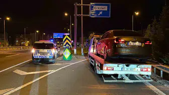 Alkollü sürücü kovalamaca sonucu yakalandı: 1.58 promil