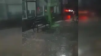 Yozgat'ta dolu yağışı günlük yaşamı olumsuz etkiledi