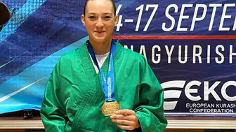 Eskişehirli Tuana Kambur, Avrupa Kuraş Şampiyonu olarak tarih yazdı