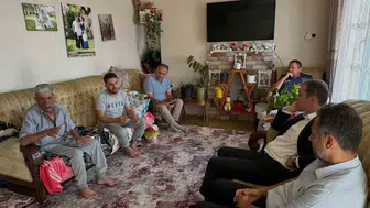 Bayındır kaymakamı, gazilere özel vefa ziyareti gerçekleştirdi