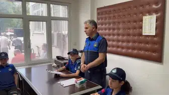 Tokat'ta minik zabıtalar hem çalıştı hem eğlendi