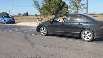 Manyas'ta trafik kazası: Motosiklet sürücüsü hayatını kaybetti