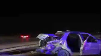 Nevşehir'de iki otomobilin çarpışması sonucu 4 kişi yaralandı