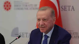 Cumhurbaşkanı Erdoğan, ABD’li düşünce kuruluşu temsilcileriyle buluştu