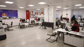 İlkadım Belediyesi’nin çözüm merkezi başarıyla çalışıyor