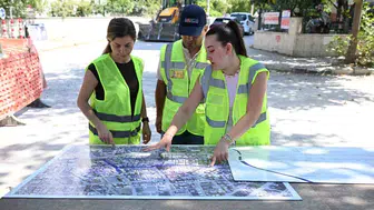 Soma İnönü Mahallesi'nde 1.200 metrelik yağmursuyu hattı inşa ediliyor