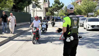 Bolu'da motosiklet denetimleri artıyor