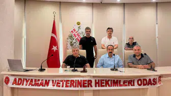 Orhan Öztürk, Adıyaman Veteriner Hekimleri Odası'nda yeniden seçildi
