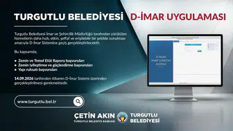 Turgutlu Belediyesi dijital imar sistemine yeni hizmetler ekliyor