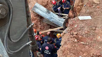 Gölbaşı'nda göçük altındaki işçi sağ olarak kurtarıldı