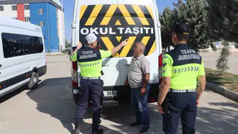 Aksaray’da okul servislerine denetim başladı