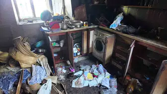 Elazığ'da cinayete kurban giden çiftin evinden geriye yangın izleri kaldı