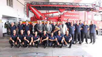 Denizli OSB yönetimi itfaiye haftasında anlamlı ziyarette bulundu