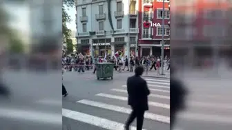 Selanik'te protestolar: Başbakan Miçotakis'in konuşmasına hazırlık öncesi çiftçiler ve işçiler sokaklarda