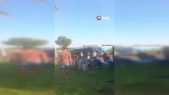 Antalya'da tur minibüsüyle kamyonet ve otomobil çarpıştı, 17 kişi yaralandı